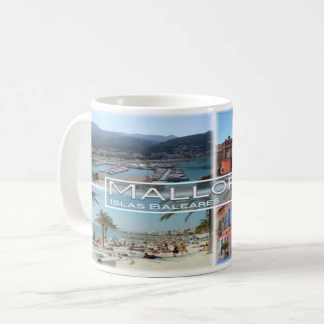 Mug Espagne - Espana - Baléares - Majorque - (Devant gauche)