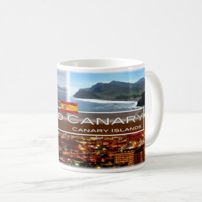 Mug Espagne - Espana - Grande Canarie - Îles Canaries  (Devant droit)