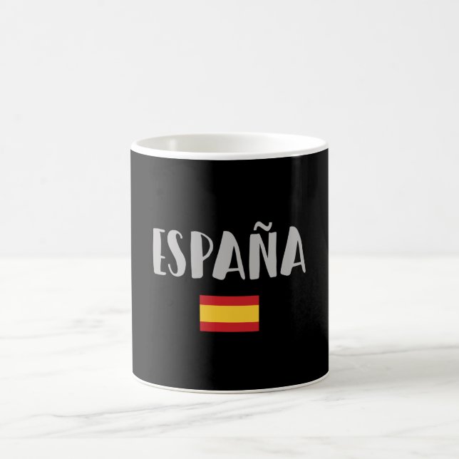Mug Espagne Football Fan Shirt Drapeau (Centre)