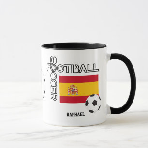 Mug ESPAGNE Football Personnalisé