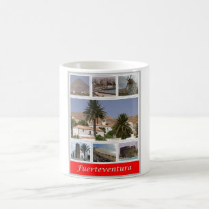 Mug Espagne - Îles Canaries - Fuerteventura - mosaïque