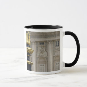 Mug Espagne, Madrid. Palais royal, lampe dorée ornée