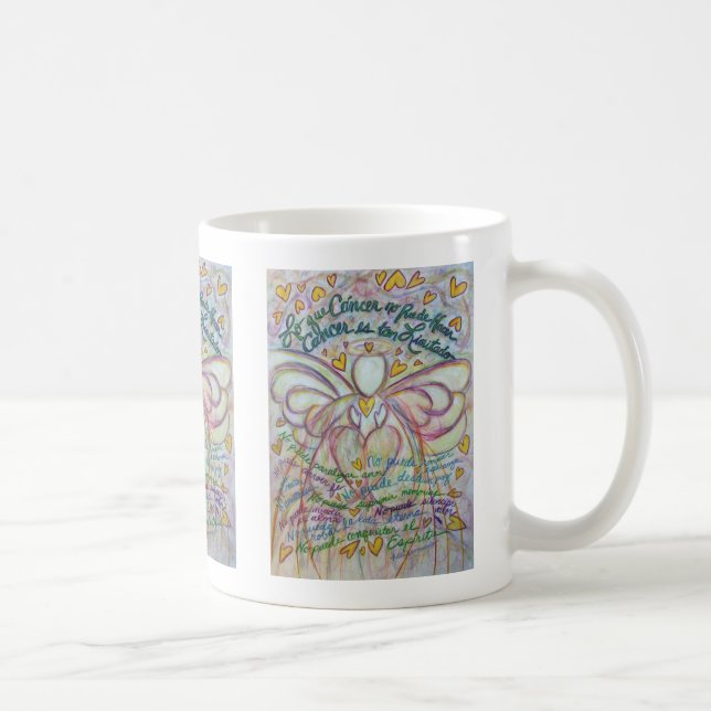 Mug Espagnol Ce que le cancer ne peut pas faire la tas (Droite)