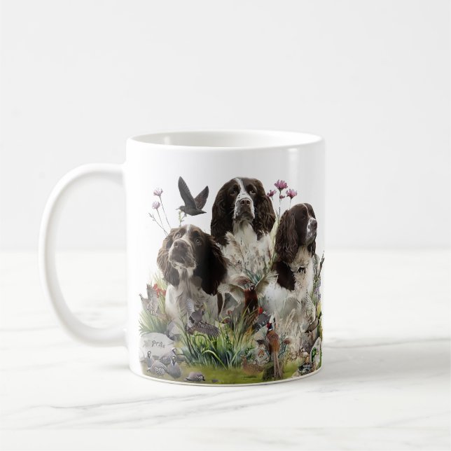 Mug Espagnol Springer anglais, Art (Gauche)