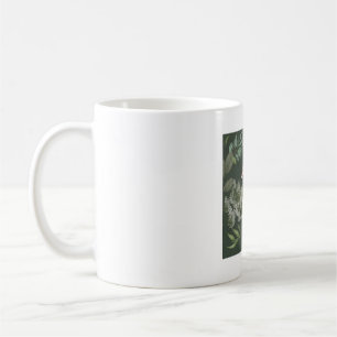 Mug Espèce de caille verte de la nature de la feuille 