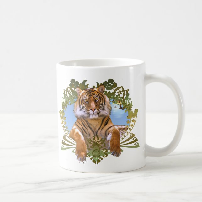 Mug Espèce menacée de crête de tigre (Droite)