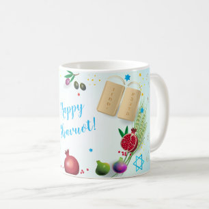 Mug Espèces décoratives heureuses de l'ornement sept