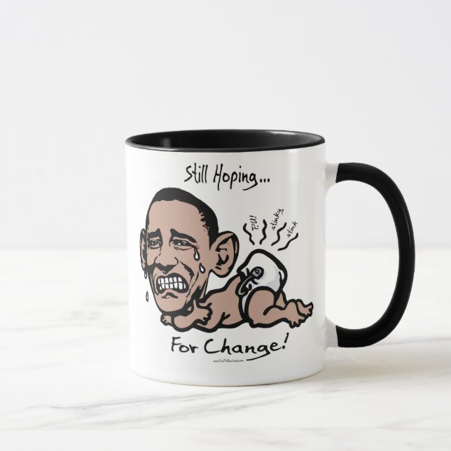 Mug Espérant toujours la vitesse d'Anti-Obama de (Droite)