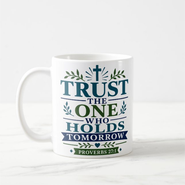 Mug Espérer en Celui qui détient Demain Espoir Scriptu (Gauche)