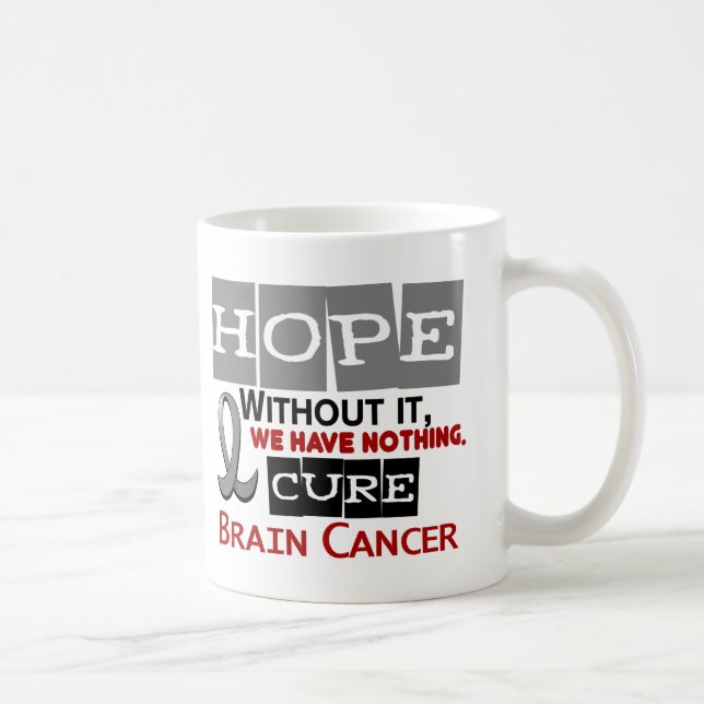 Mug ESPOIR 2 de cancer du cerveau (Droite)