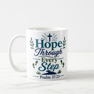 Mug Espoir à travers chaque étape Citation d'espoir ch