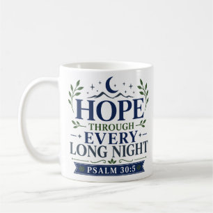 Mug Espoir à travers chaque longue nuit Motivation chr