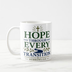 Mug Espoir à travers chaque transition Citation spirit