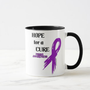 Mug Espoir d'un Ruban Cure/Torn...Fibro
