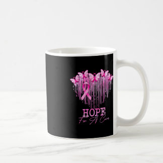Mug Espoir D'Une Cure Rose Papillon Cancer Du Sein Con