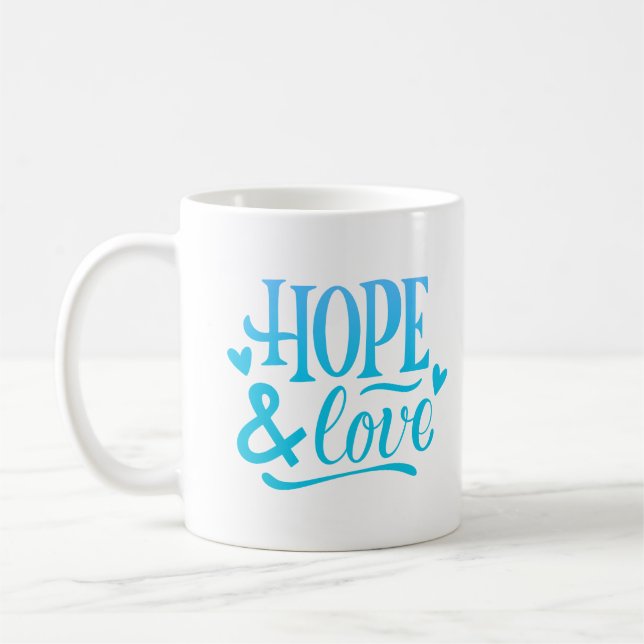 MUG ESPOIR ET AMOUR (Gauche)