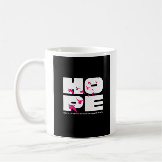 Mug Espoir & oiseaux – typographie gras
