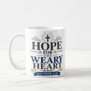 Mug Espoir pour le cœur las Citation d'espoir chrétien