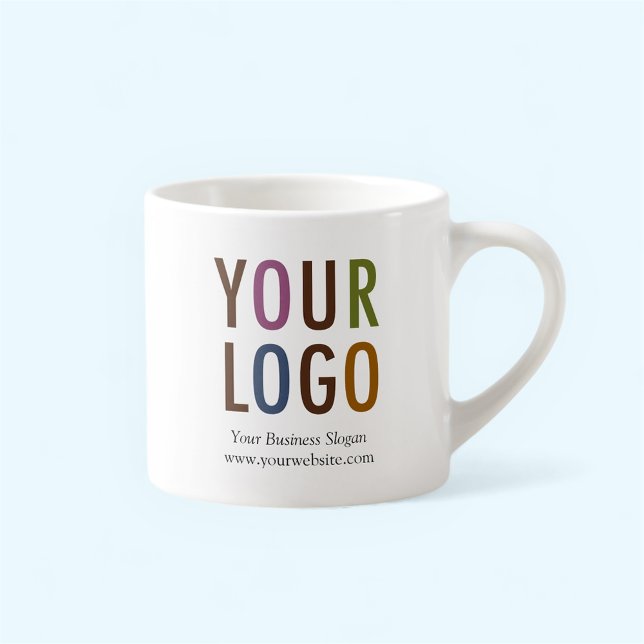 Mug Espresso avec logo de l'entreprise 6 oz Pas de (MISOOK Espresso Mug with Logo)