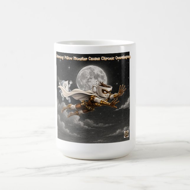 Mug Espresso Enforcer contre Pillow Monster (Centre)