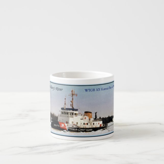 Mug espresso pour brise-glace de la rivière St. Ma (Devant)