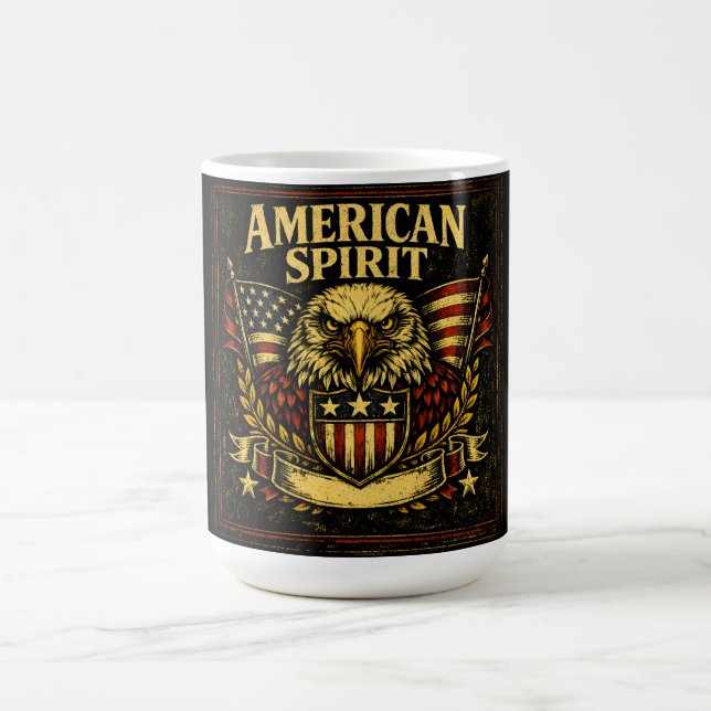 Mug Esprit américain – Fierté nationale Héritage (Centre)