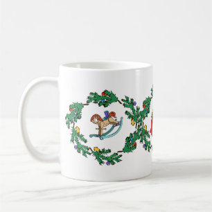 Mug Esprit de cheval de basculage de Noël