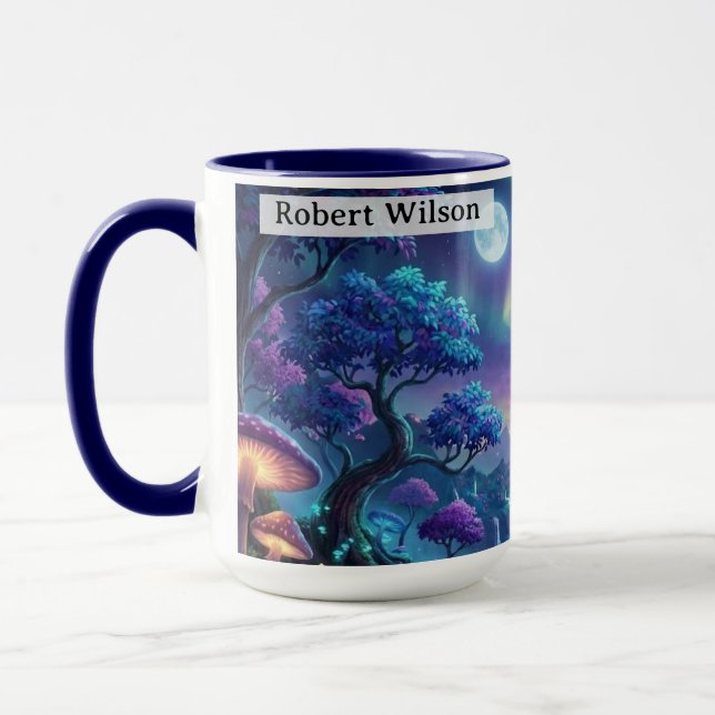 Mug Esprit de Neverland Ne grandis jamais Personnalisé (Gauche)