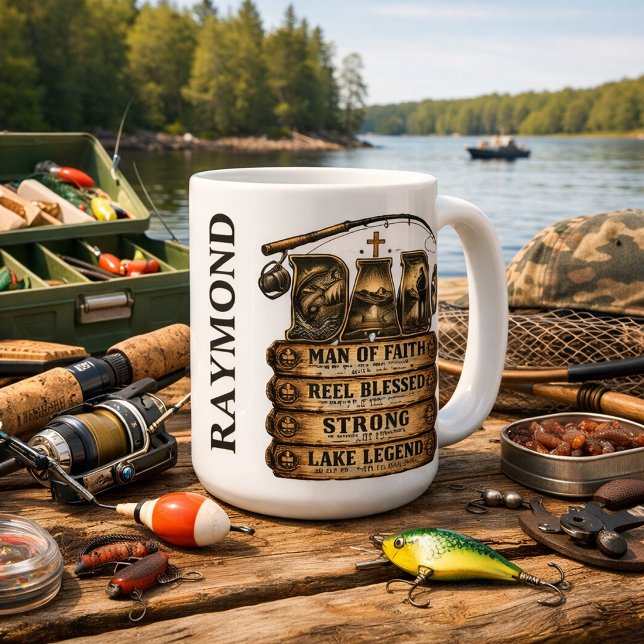 Mug Esprit de pêche animé par la foi (Créateur téléchargé)