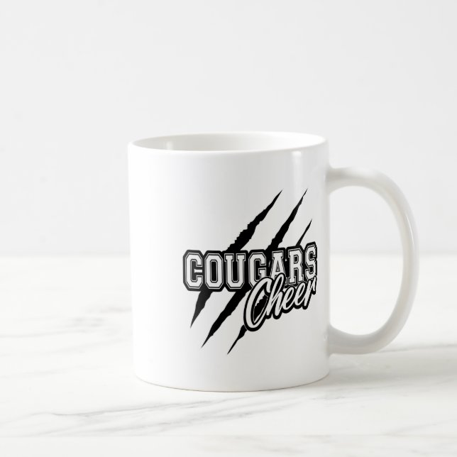 Mug Esprit d'équipe de l'équipe de cheerleading Cougar (Droite)
