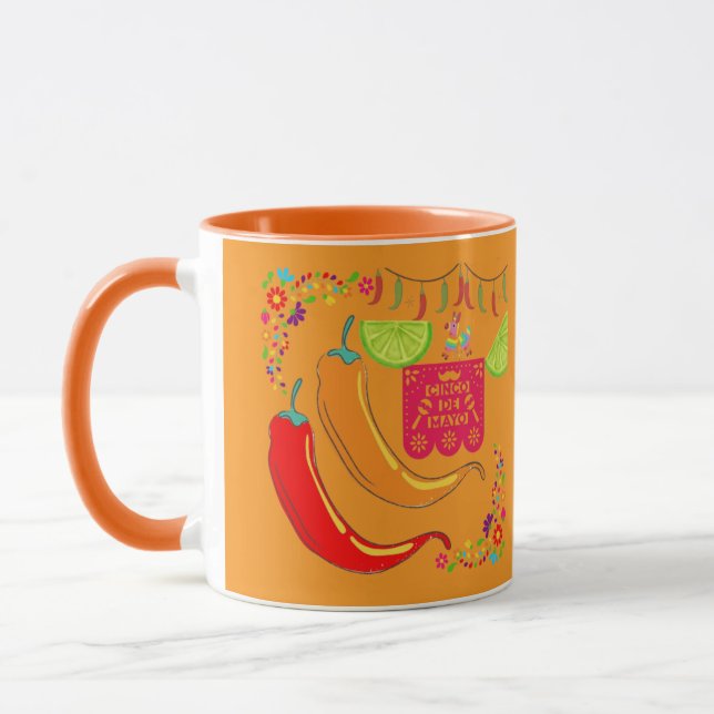 Mug Esprit Flamme Fiesta orange (Gauche)