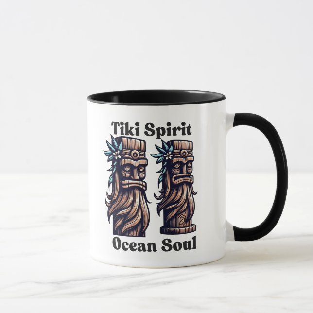 Mug Esprit Tiki, Âme de l'Océan (Droite)