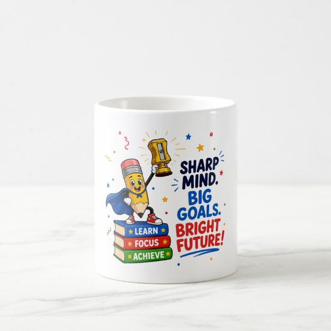 Mug Esprit Vif Grands Objectifs Avenir Radieux Remise  (Centre)