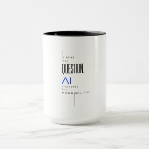 Mug Esprits curieux rencontrent l'IA générative