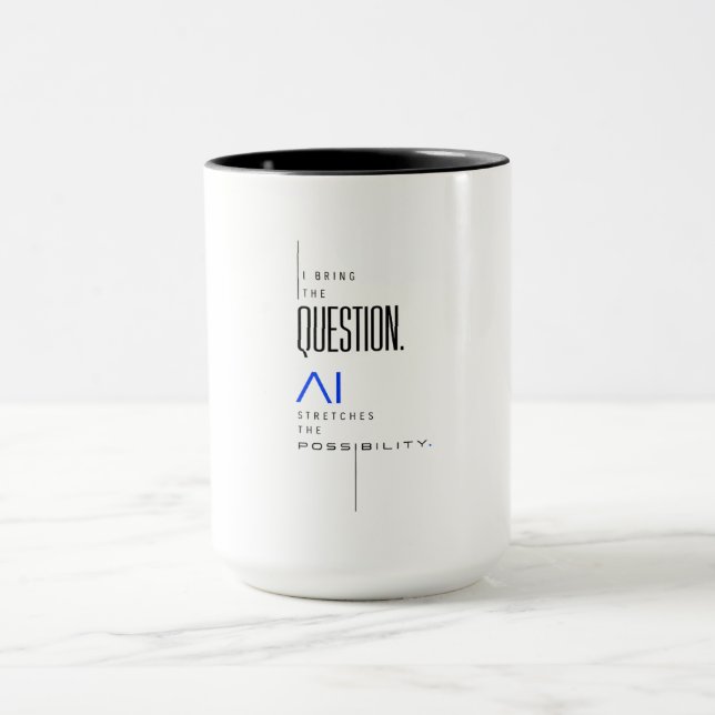 Mug Esprits curieux rencontrent l'IA générative (Centre)