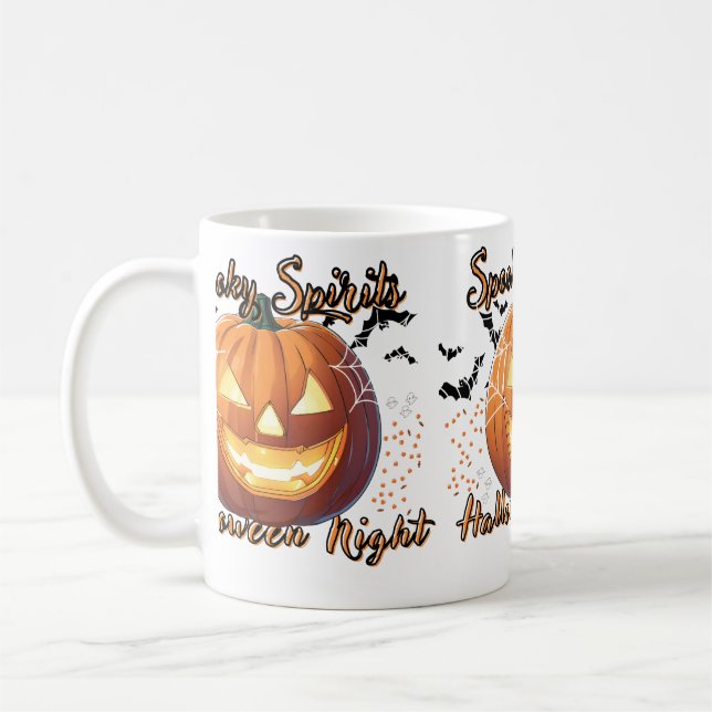 Mug Esprits éffrayants, Nuit d'Halloween (Gauche)