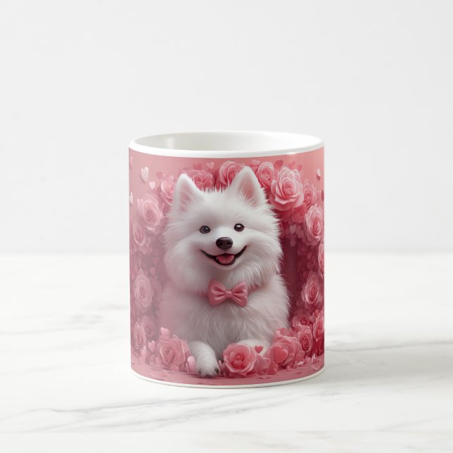 Mug Esquimau américain avec des roses - Saint-Valentin (Centre)