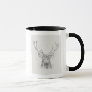 Mug Esquisse d'Elk contemporaine