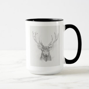 Mug Esquisse d'Elk contemporaine
