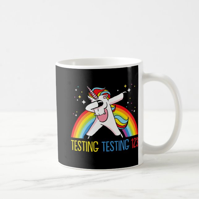 Mug Essai 123 jours de test mignons 2 (Droite)