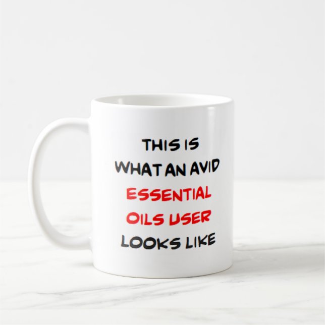 Mug essential oils user, avid (Gauche)