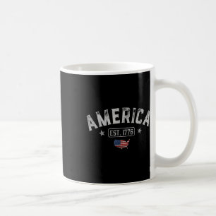 Mug Est 1776 Drapeau américain patriotique 4 juillet A