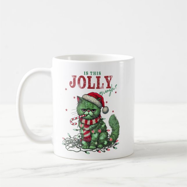 Mug Est-Ce Que C'Est Assez Joli ? Chat de vacances Gru (Gauche)