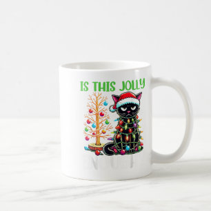 Mug Est-Ce Que C'Est Assez Jolly Assez Drôle Chat Noir