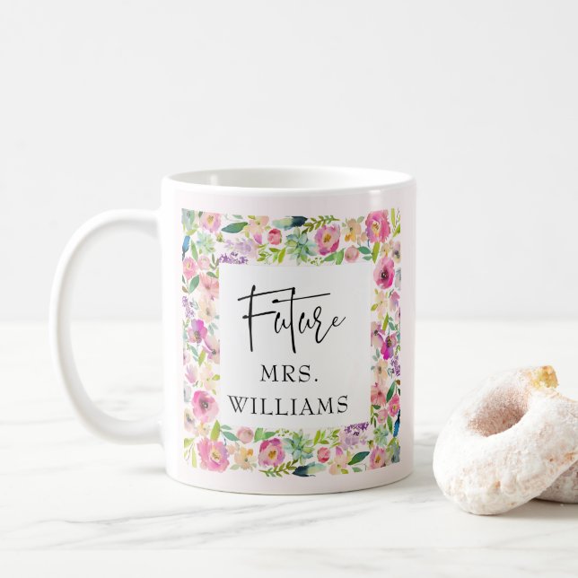 Mug Est-Ce Que Cette Bague Me Fait Sembler Engagé Futu (Avec donut)