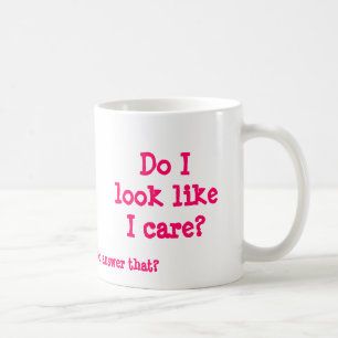 Mug Est-ce que je regarde comme je m'inquiète ? , Vou