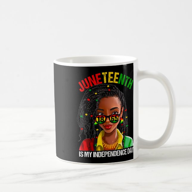 Mug Est-ce que ma fête de l'Indépendance Les femmes no (Droite)