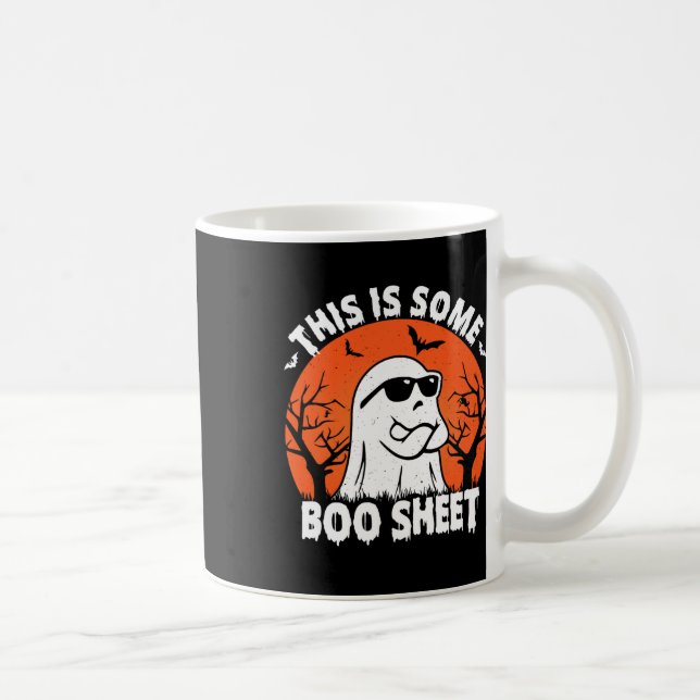 Mug Est-Ce Un Fantôme En Feuille De Bois Retro Funny H (Droite)