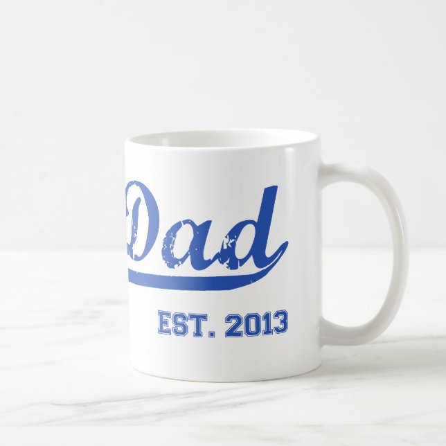 MUG EST DE PAPA. NOUVEAU CADEAU DE FÊTE DES PÈRES DE (Droite)