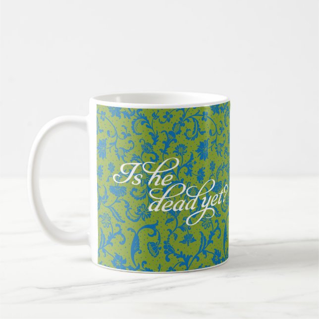 Mug Est-il déjà mort Blue toile (Gauche)